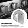 W11239985 Control Knob Fit for Whirlpool Gas Ranges, Stove Knobs