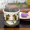 Waza no Kura Stylish Kutani Ware Teacup Gold Leaf Line