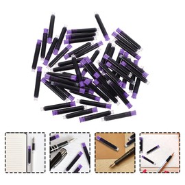 NUOBESTY Fountain Pen Ink Purple Calligraphy Pen 100Pcs Fountain Pen Ink Pen Ink Erasable Pen Ink Supplies Fountain Pen Purple Fountain Pen Ink