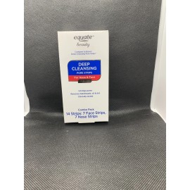 Equate Beauty Deep Cleansing Pore Strips for Nose & Face Combo Pack, 14 Count