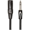 Roland Black Series Interconnect Cable, 1/4-Inch TRS to XLR (Male),