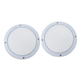 Gatuida Set of 2 Speaker Covers Steel Mesh Grille Protectors Decorative Horn Guards for Outdoor Audio Speakers