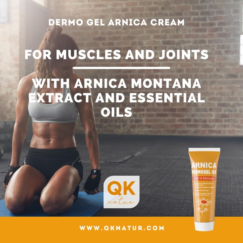 QKnatur - ARNICA MONTANA GEL CREAM - For muscles and