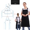 BIGHAS H-shaped Apron on the Shoulder Simple, Plain, Large Size,