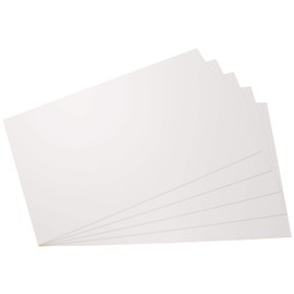 1 x Polystyrene Panel, in Different Sizes and Quantities - Plastic Hard Boards for Model Building and Crafts - White