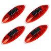 Aolyty Solar Strobe Warning Light Outdoor, Bright Solar Safety Flashing
