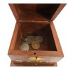 Purity Small Wooden Piggy Bank Money Box With Lock