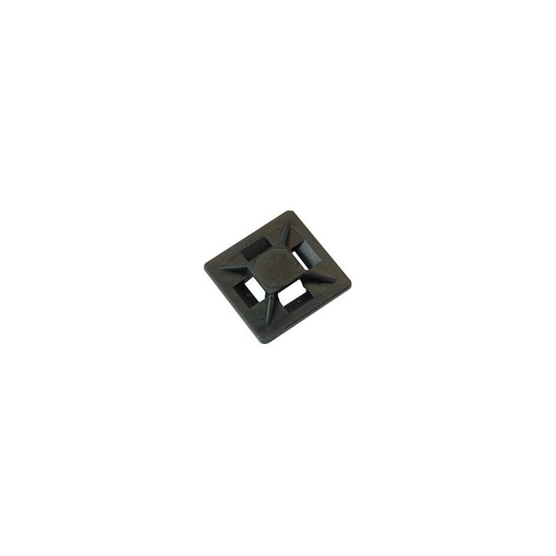 Cable Tie Base Black 19x19 | Cable Management Cable Tie