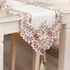 LeLehome 15 X 69 Inch Lace Table Runner, Flowers Embroidery