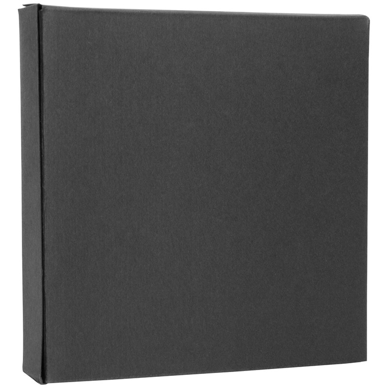 Neil Enterprises Inc. Leather Self-Stick 5" x 5" Black Photo