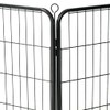 vidaXL Dog Playpen - Heavy-Duty Steel Panels with Secure Latch,