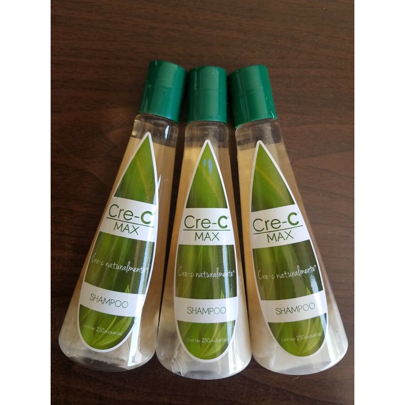 Cre-C 3 PACK CRE-C MAX SHAMPOO 8.46 oz 250 ml