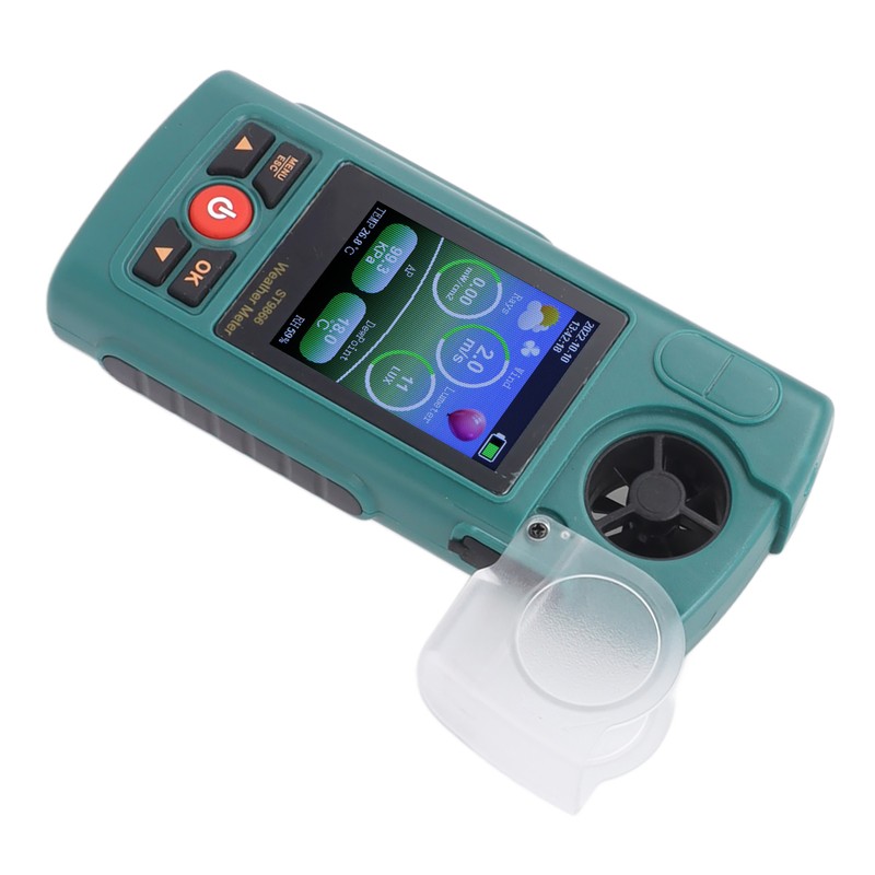 Weather Meter Handheld Air Flow Velocity Tester Digital Wind Speed