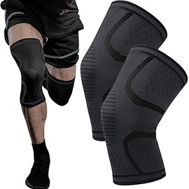 DQST - 1 Par de Rodilleras Deportivas, Rodilleras Elásticas Antideslizantes, Protege tus RodillasAdecuado para Voleibol, Baloncesto, GYM, Correr,...  