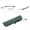 Eschenbach +4.0 Eschenbach Reading Glasses, Ready-Made Readers Anthracite Frame Lightweight