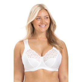 Miss Mary of Sweden Amsterdam Women's Underwired Bra with No-Slip Straps White