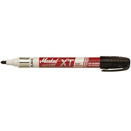 LACO Markal 97253 PRO-LINE-XT Industrial Marker, Black