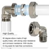 90 Degree Elbow Fitting 3/4 Tubing x 1/2" Male NPT