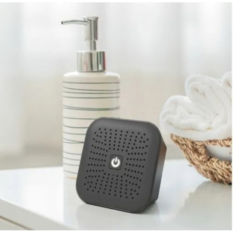 Atomi Bluetooth Speaker Showerhead Matte Black 3Watts 1.8 GPM AT1490B