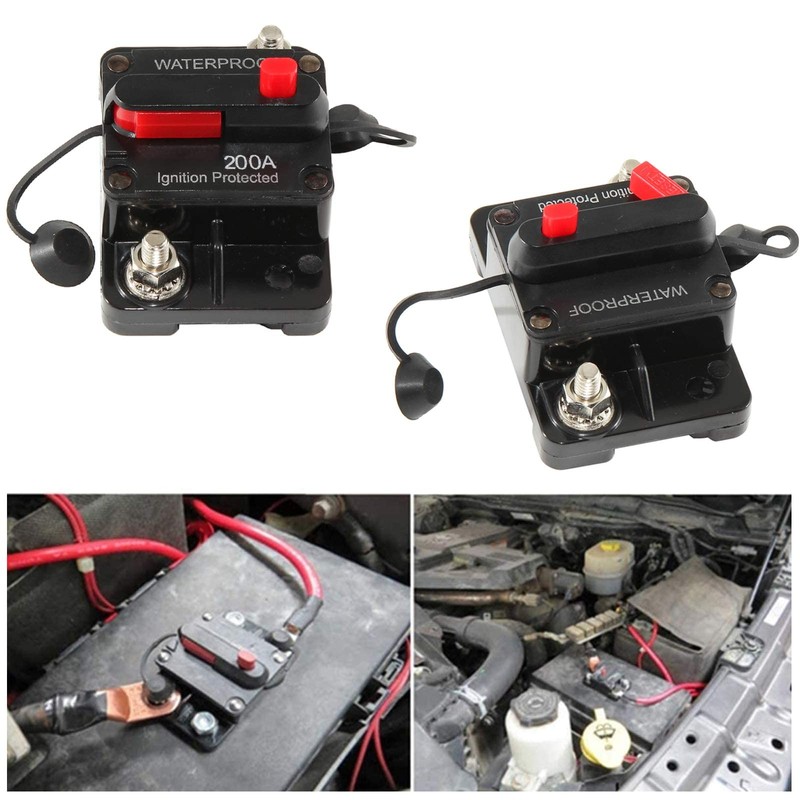 RED WOLF Circuit Breaker 200 Amp for Trolling Motor Boat