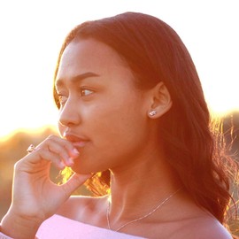 Herkimer Diamond Stud Earrings in Solid 14K Gold for women by Lotus Stone Jewelry (14K gold)