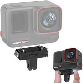 Coyktonty ABS Magnetic Adapter Mount for Insta360 Ace Pro/Insta360 Ace,Two-Claw Adapter Quick Release Adapter with Connection Adapter, Can be Mounted Selfie Stick and Tripod