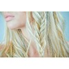 47 Inch Hair Tinsel 220 Silver Sparkling Highlights Synthetic Hair