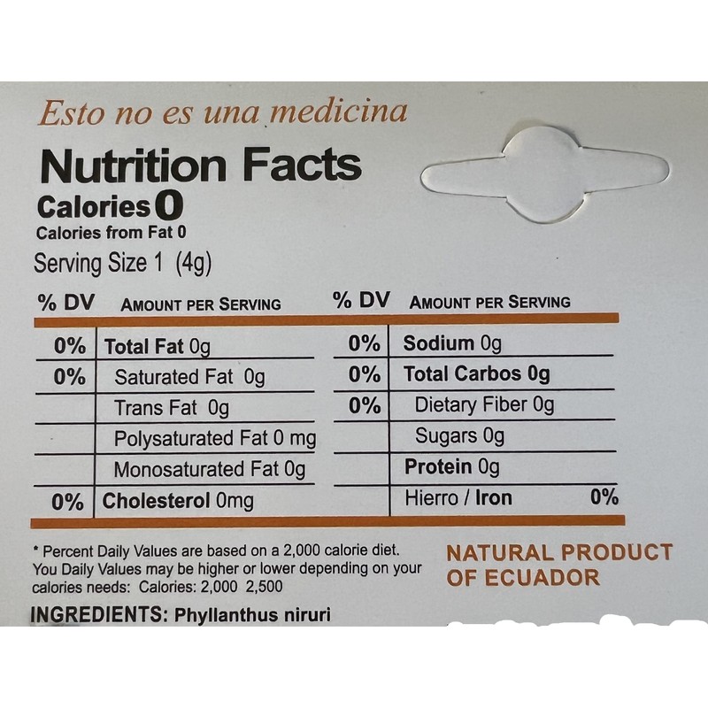 Chancapiedra Stonebreaker Tea -Phyllanthus Niruri- 1 oz. Natural Product