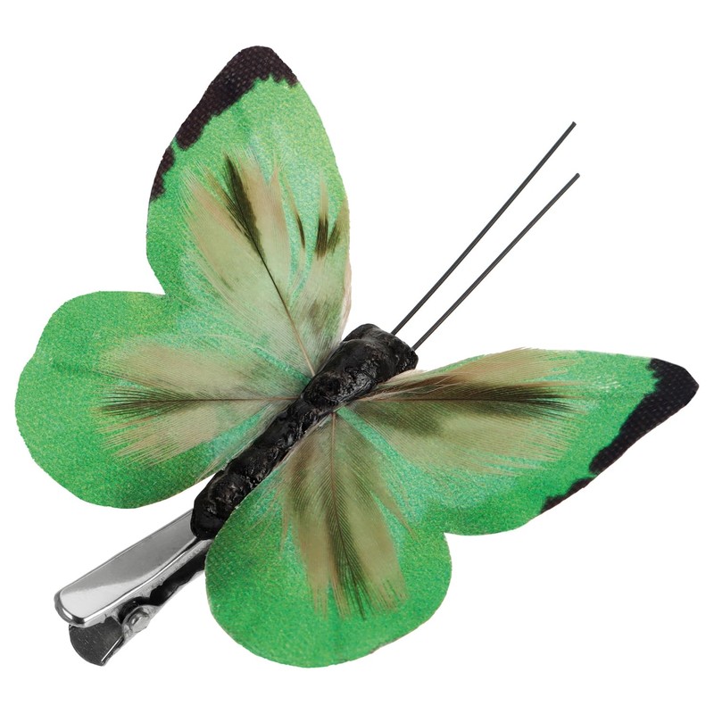 COM-FOUR® 12 x Butterfly for Decoration - Artificial Flutter Animals