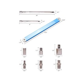 Colcolo Offset Extension Wrench Parts Saving Time Sturdy Impact Wrench Extender Tool for Small Place