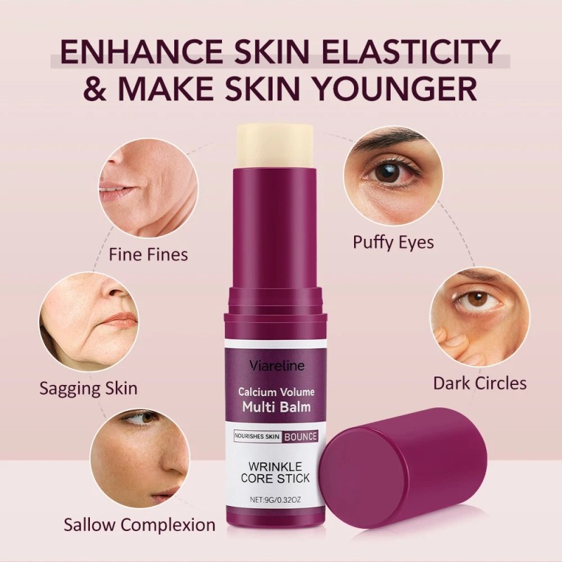 VIARELINE Calcium Volume Multi Balm Wrinkle Core Stick Anti-aging Hydrating