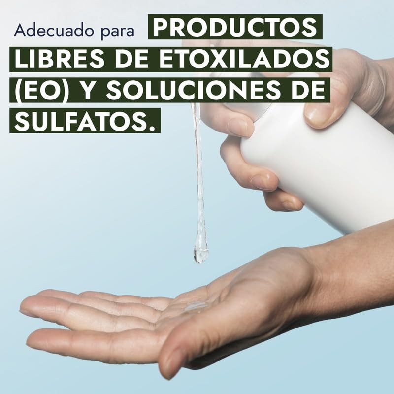 Hebbe - Decil Glucósido, Tensioactivo Suave y Biodegradable para Cosméticos,