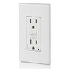 Leviton Dual-Function AFCI/GFCI Outlet, 15 Amp, Self Test, Tamper-Resistant with