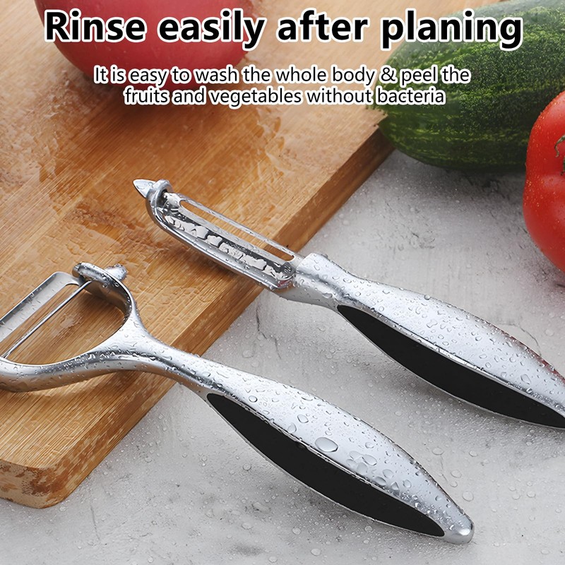 Vegetable Peeler Swivel Potato Peelers, Multifunction Peeler Set, Sharp Stainless