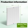 C545 True HEPA Replacement Filter 4 Pack H13 True HEPA