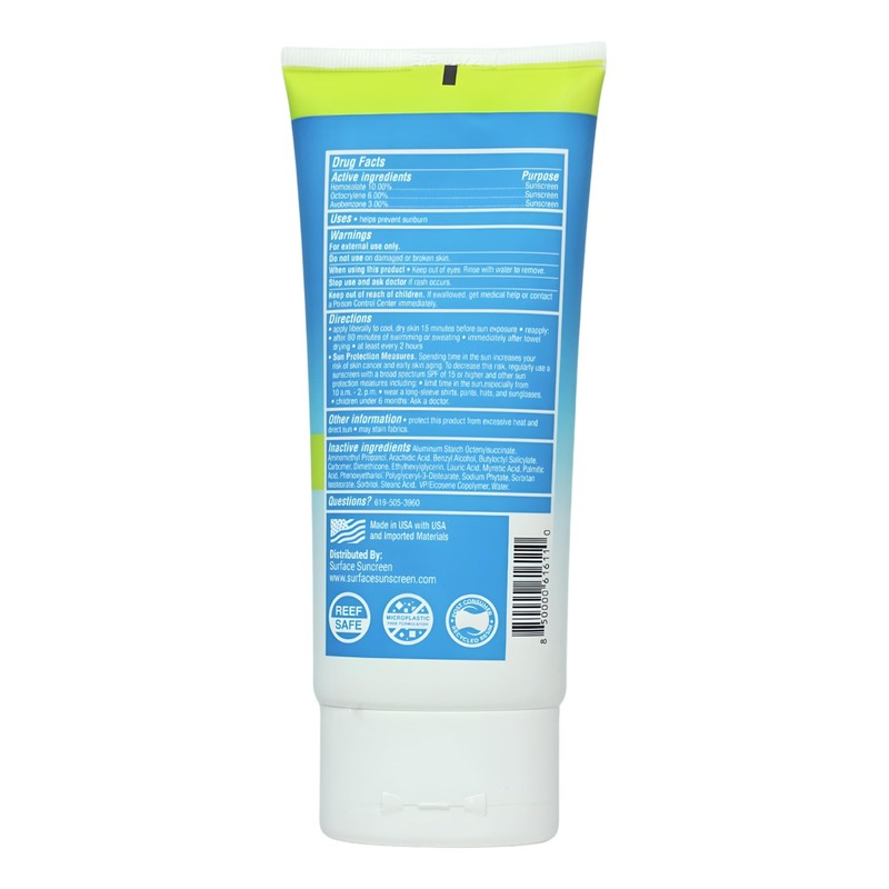 Surface Dry-Touch Lotion Sunscreen - Reef Safe, Ultra-Light & Clean