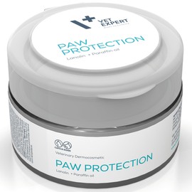 Vet Expert Paw Balm for Dogs and Cats – Lick Safe Protective Balm Containing Linseed Oil, Tea Tree Oil, and Nanosilver - Reduces irritation and Protects – 75ml