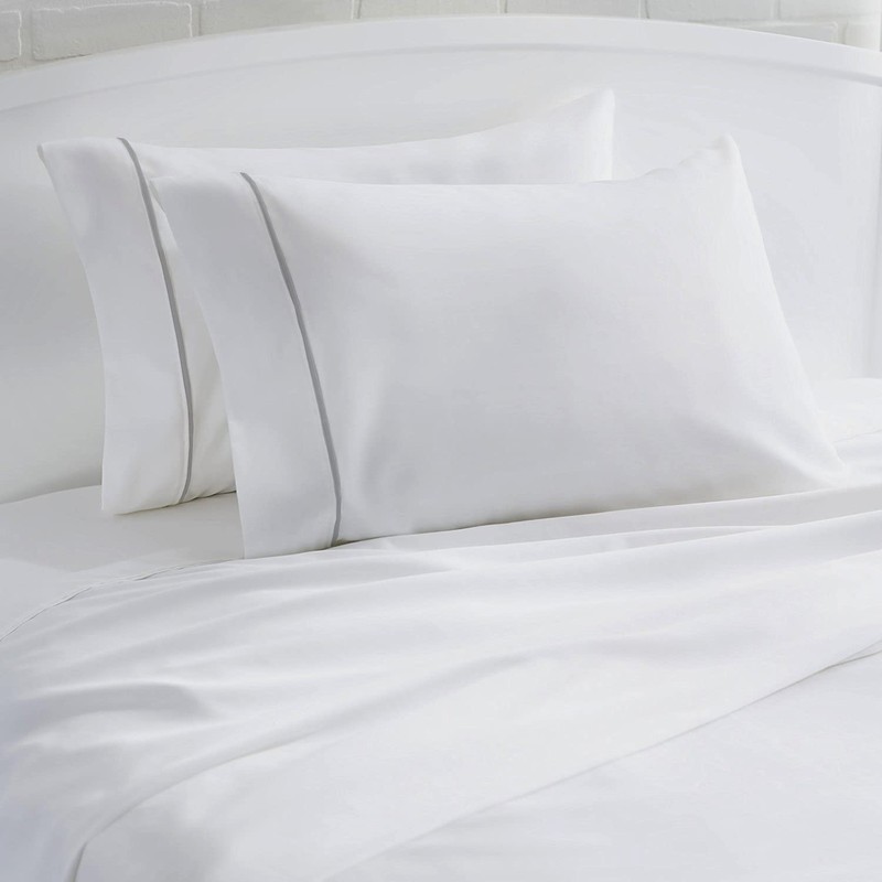 100% Egyptian Cotton, Pillow Cases Standard Size, Percale Pillowcases, Pillow