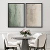 SIGNWIN Framed Canvas Print Wall Art Set Abstract Pastel Hues
