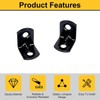 40PCS L Bracket Corner Brace Shelf Brackets 90 Degree Right