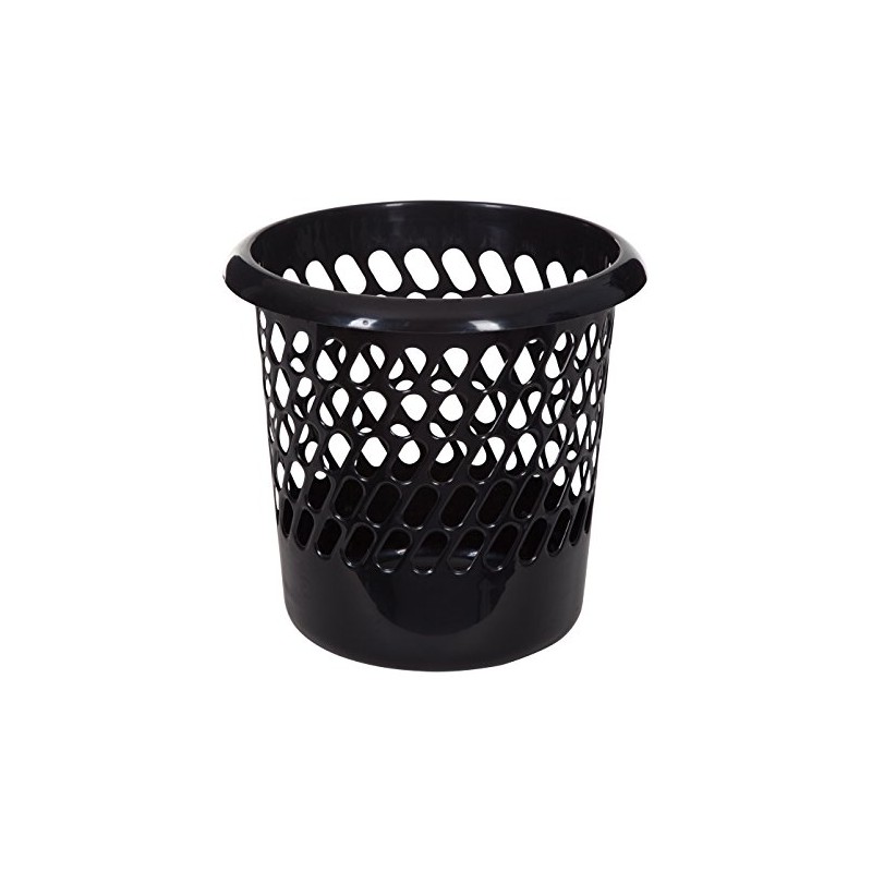 Whitefurze Waste Paper Bin, Black