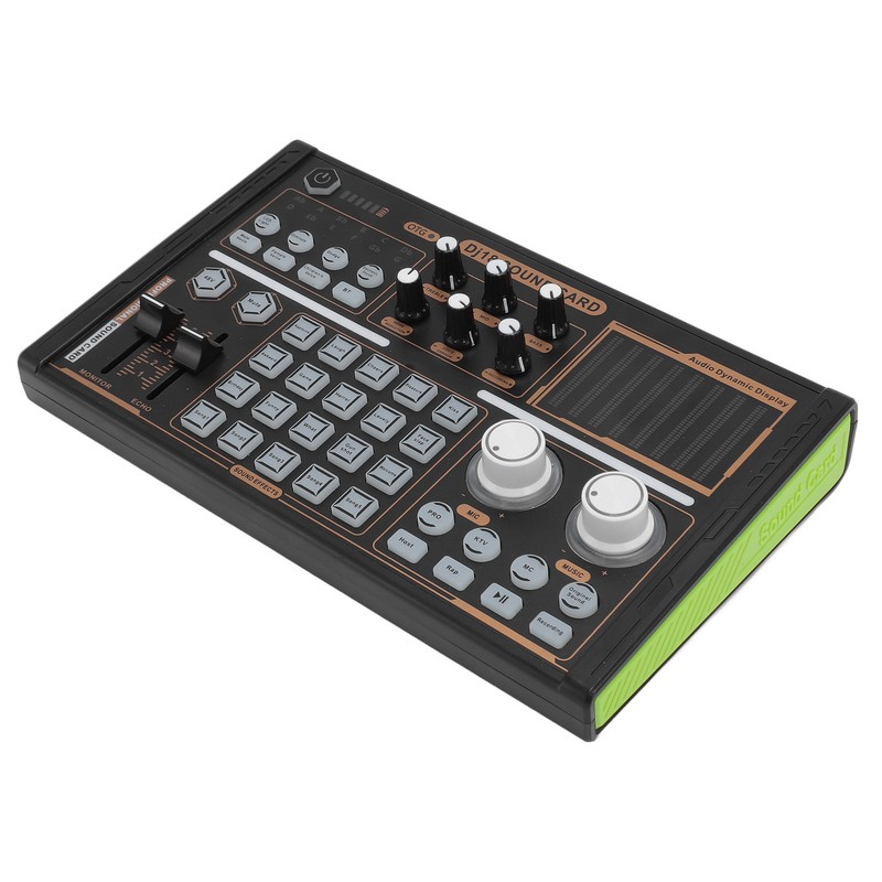 Sound Mixer Multi Sound Effects Noise Reduction Colorful Lights DJ18
