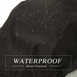 TOP-EX L/XL Men's Waterproof Peaked Flat Cap - Stylish Newsboy and Baker Boy Hat for Golf, Fishing, and Outdoor Activities, Gatsby Duckbill Cap for Shooting, Walking, and Hunting Black