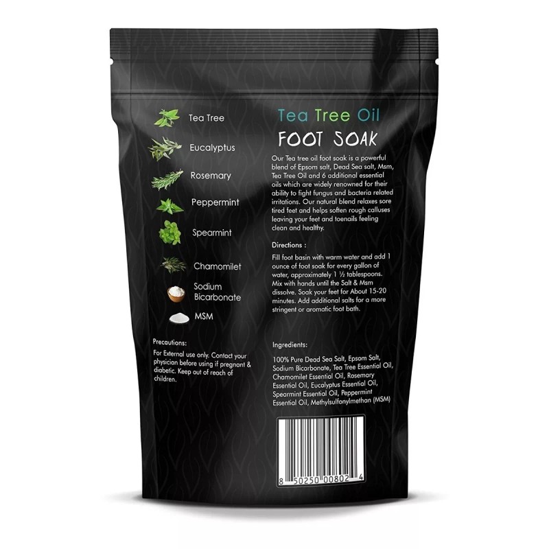 FineVine Aceite De Árbol De Té Baño De Pies Con