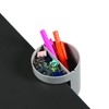 Deflecto Space Saving Small Desktop Storage Organiser, Stationery Pen Holder