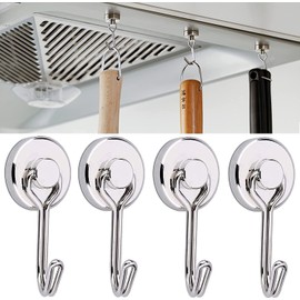 Whitesilver Metal Magnetic Hook