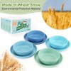 Mfacoy Wheat Straw Kids Plates and Bowls Set, Unbreakable Kids