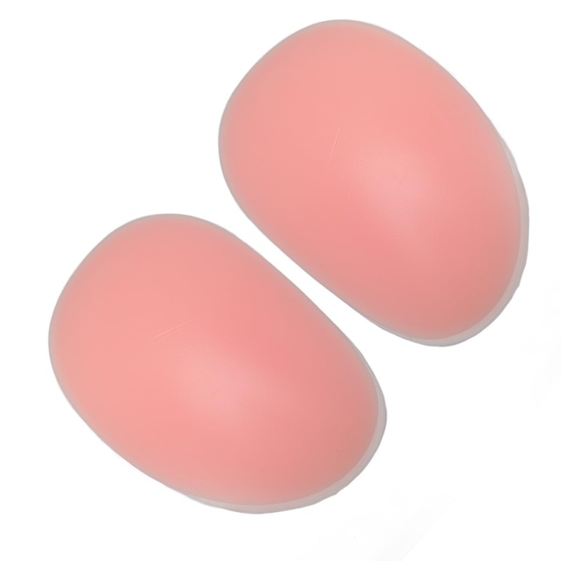 Silicone Butt Pads Thin Edges Removable Padding for Women Pink