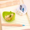Xrten 4 Pieces Cartoon Animal Owl Pattern Two Holes Pencil