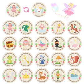 Otuuz Pack of 20 Wooden Tooth Fairy Coins - Tooth Fairy Gift with Various Patterns Tooth Fairy Gold Tooth Fairy Coin for Children Girls Boys 20 Leaf Teeth Lost Souvenir